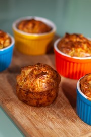 Minis soufflés aux poireaux