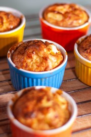 Minis soufflés aux poireaux