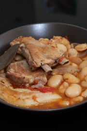 Pois du Cap façon Cassoulet au porc