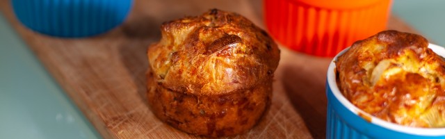 Minis soufflés aux poireaux