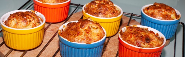 Minis soufflés aux poireaux