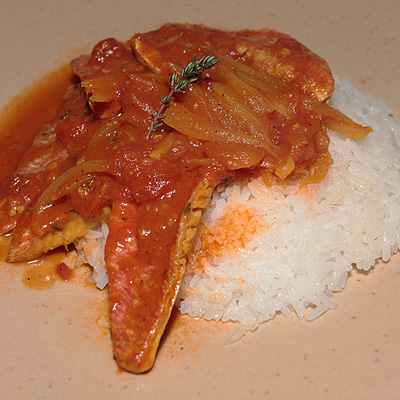 Recette, Cari de rouget