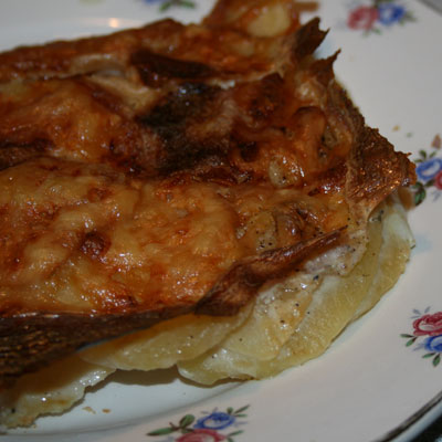 Recette, Gratin dauphinois aux noix de muscade