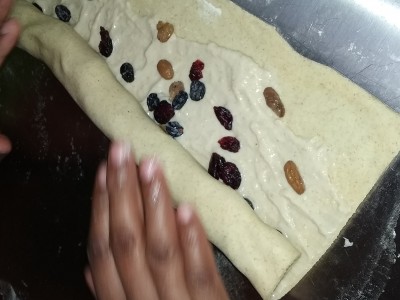 Minis pains aux raisins à la pâte feuilletée