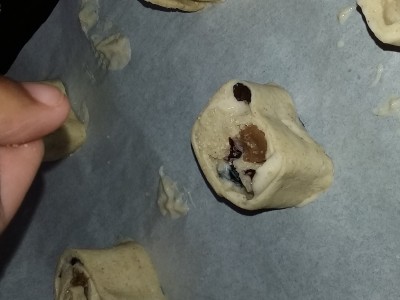 Minis pains aux raisins à la pâte feuilletée